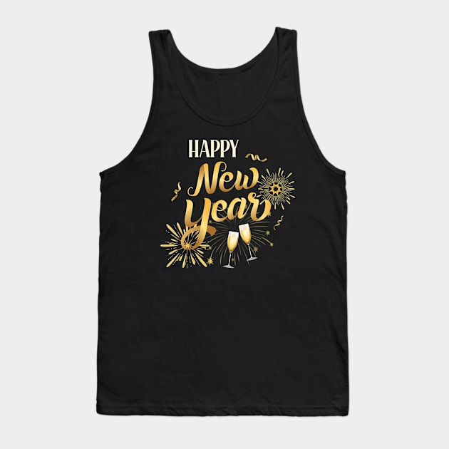 Cheer Wine New Years Eve Party Supplies NYE 2023 Happy New Year Tank Top by Kesehatan Ibu Dan Anak